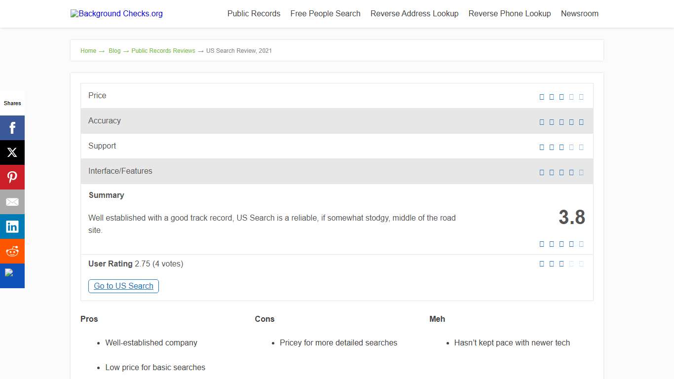 US Search 2021 Review By Our Experts: How Did US Search perform? | backgroundchecks.org